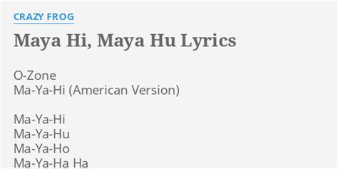 ma i ya hi|ma ya hi lyrics.